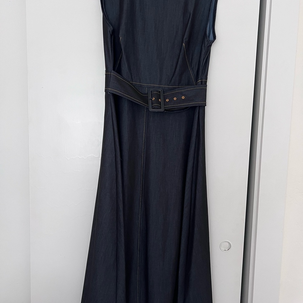 Calvin Klein Navy Dress with Belt